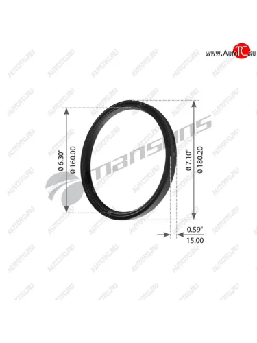 Сальник SAF ступицы (160х180х15) MANSONS MANSONS gr125