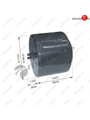 Стакан VOLVO F,FL67101216,FH1216 пневморессоры стальной (для 644N,713N,720N,716N,4713N) MANSONS MANSONS 300.510