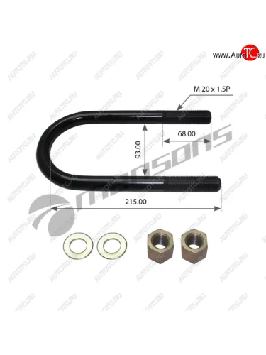 Стремянка RENAULT рессоры передней MANSONS MANSONS 800.551