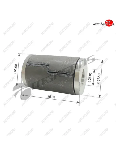 Сайлентблок DAF рессоры передней MANSONS MANSONS 200.236