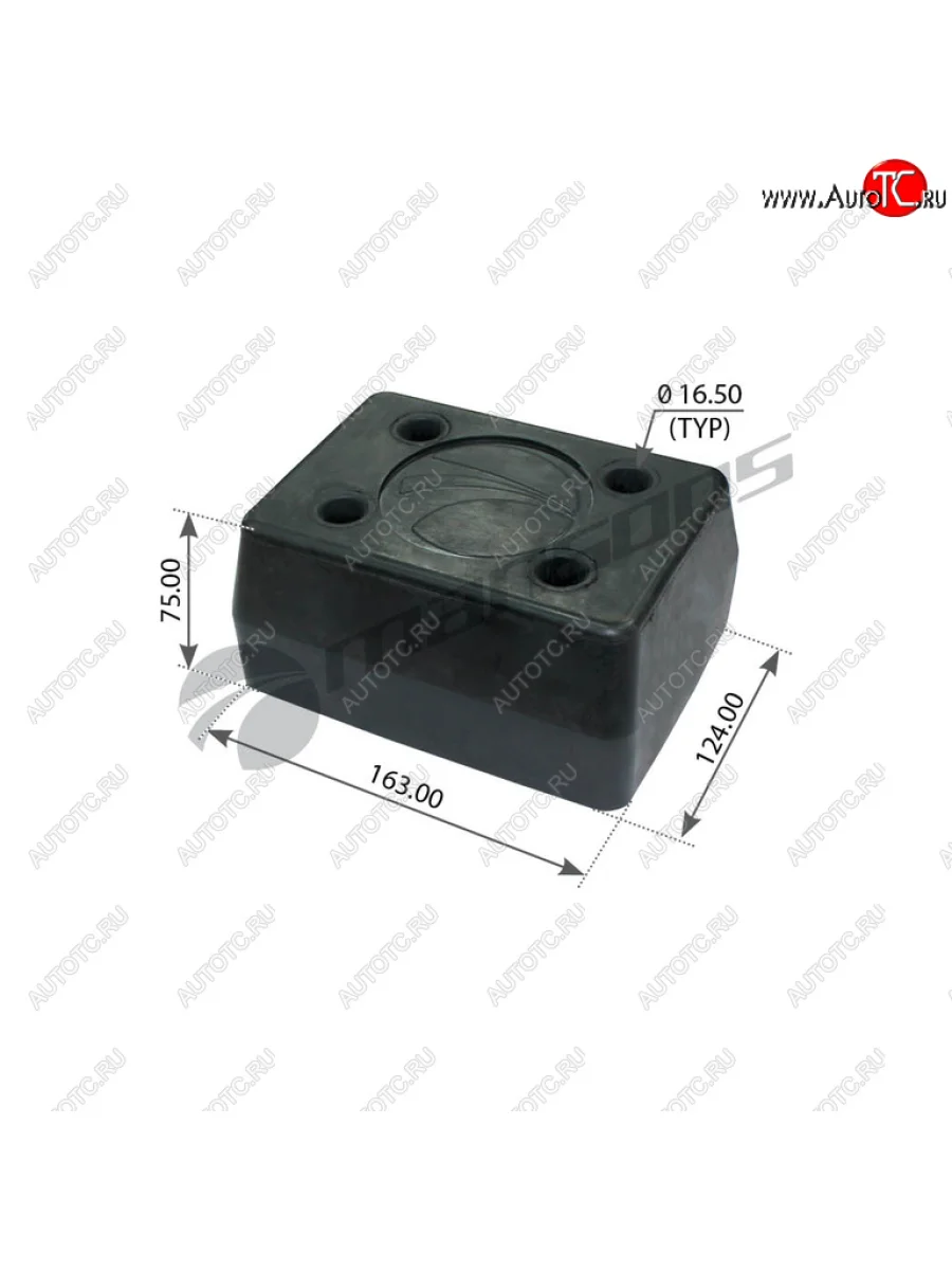 Буфер SCHMITZ полуприцепа парковочный 163х75х124мм MANSONS MANSONS 120.414  в Самаре Самарской области