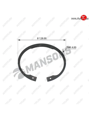 Кольцо BPW ступицы стопорное (122x4) MANSONS MANSONS 300.359