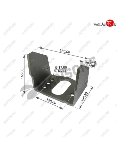 Кронштейн BPW камеры тормозной MANSONS MANSONS 300.418