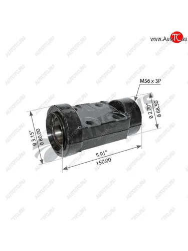 Кронштейн VOLVO FH,FM подвески кабины левый MANSONS MANSONS 900.074