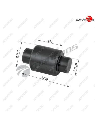 Ролик SAF тормозной колодки (33x19x57мм) MANSONS MANSONS mbp3012