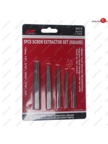 Набор экстракторов 18-38 забивных 5 предметов JTC JTC TOOLS CO., LTD jtc-5413