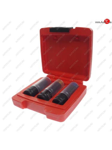 Набор головок ударных для литых дисков 17-19-21мм L=85мм 3 предмета в кейсе JTC JTC TOOLS CO., LTD jtc-7655