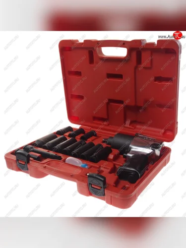 Набор инструментов для шиномонтажа (пневмогайковерт JTC-3202 12 624Нм) 15 предметов в кейсе JTC JTC TOOLS CO., LTD jtc-7663k1