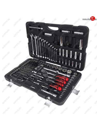 Набор инструментов 216 предметов слесарно-монтажный 14,38,12 6-ти гранных в кейсе JTC JTC TOOLS CO., LTD jtc-h216c-b72