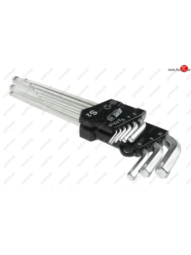 Набор ключей шестигранных удлиненных с шаром для поврежденного крепежа 9 предметов JTC JTC TOOLS CO., LTD jtc-7819