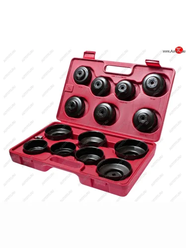 Съемник фильтров масляных 14 предметов чашка в кейсе JTC JTC TOOLS CO., LTD jtc-jw0001