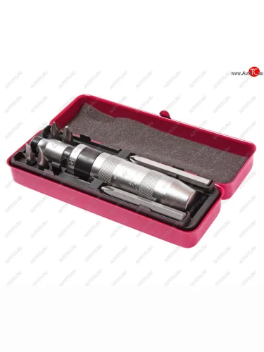 Отвертка ударная с набором бит 6 предметов JTC JTC TOOLS CO., LTD jtc-3207