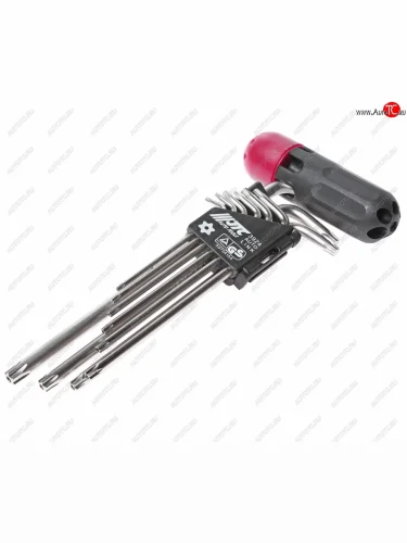 Набор ключей TORX T10Н-Т50H Г-образных с отверстием 9 предметов JTC JTC TOOLS CO., LTD jtc-3924