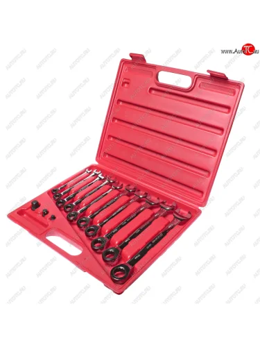 Набор ключей комбинированных 8-19мм трещоточных 13 предметов в кейсе JTC JTC TOOLS CO., LTD jtc-3028