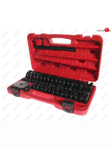 Набор оправок для выпрессовки подшипников, втулок, сальников 18-74мм 50 предметов в кейсе JTC JTC TOOLS CO., LTD jtc-4856