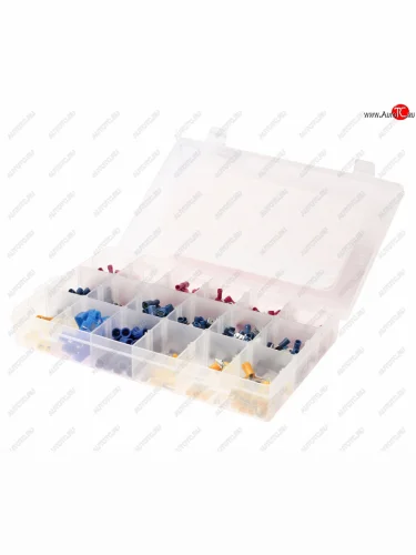 Набор клемм автомобильных изолированных 18 типоразмеров 530шт. в боксе JTC JTC TOOLS CO., LTD jtc-2027