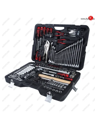 Набор инструментов 156 предметов слесарно-монтажный 14,12 6-ти гранных в кейсе JTC JTC TOOLS CO., LTD jtc-h156c-b72