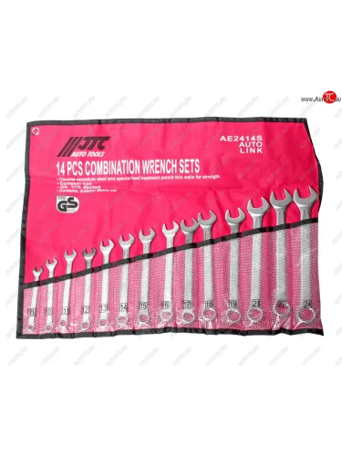 Набор ключей комбинированных 8-24мм 14 предметов в планшете JTC JTC TOOLS CO., LTD jtc-ae2414s