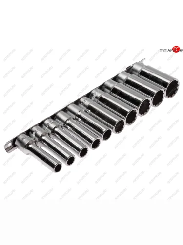 Набор головок торцевых 12 12-ти гранных 10-24мм глубоких L=76мм 10 предметов JTC JTC TOOLS CO., LTD jtc-t410m