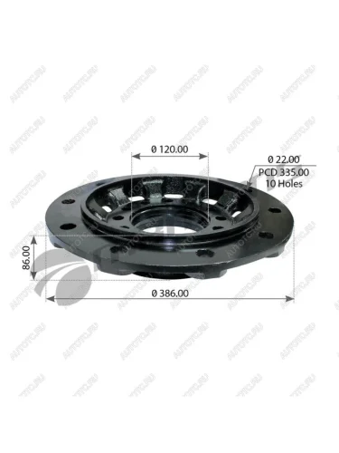 Фланец SCHMITZ ступицы MANSONS MANSONS 602.001