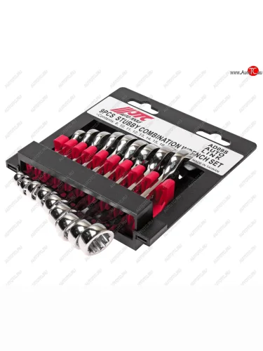 Набор ключей комбинированных 8-17мм укороченных 9 предметов JTC JTC TOOLS CO., LTD jtc-ad09s