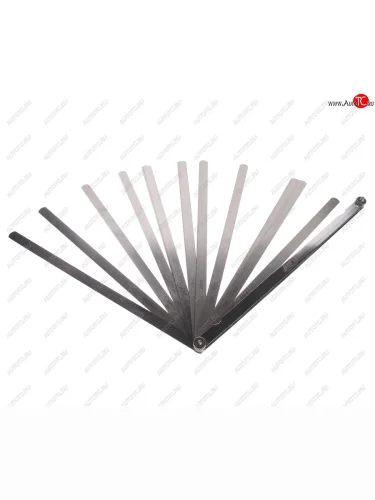 Набор щупов 0.038-1.016мм (0.0015-0.04) прямых удлиненных для установки зазора 25шт. L=300мм JTC JTC TOOLS CO., LTD jtc-4292