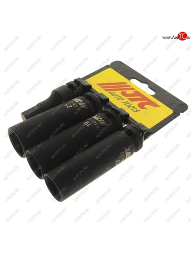 Набор головок торцевых 12 ударных тонкостенных глубоких 4 предмета JTC JTC TOOLS CO., LTD jtc-j404b