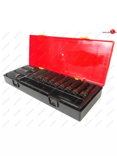 Набор головок торцевых 12 12-ти гранных 10-32мм глубоких ударных 12 предметов в кейсе JTC JTC TOOLS CO., LTD jtc-k4122