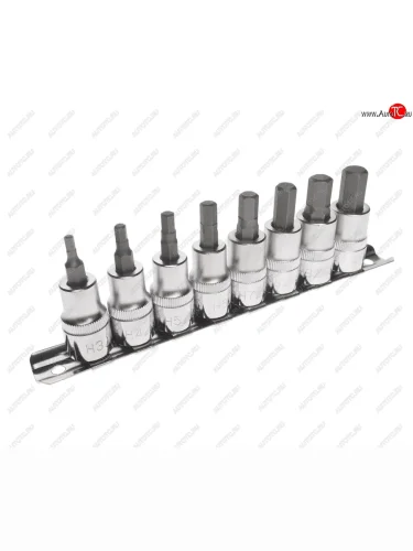 Набор бит-головок 38 HEX H3-H10 8 предметов JTC JTC TOOLS CO., LTD jtc-h308h