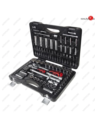 Набор головок торцевых,бит и бит-головок 14,12 12-гранных 110 предметов в кейсе JTC JTC TOOLS CO., LTD jtc-t110b-b72