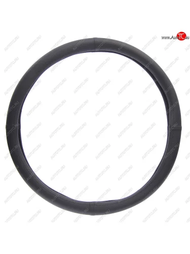 Оплетка руля (XL) 41-43см черная экокожа NO NAME 361487