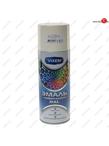 Краска слоновая кость светлая эмаль 520мл аэрозоль универсальная VIXEN VIXEN vx-11015
