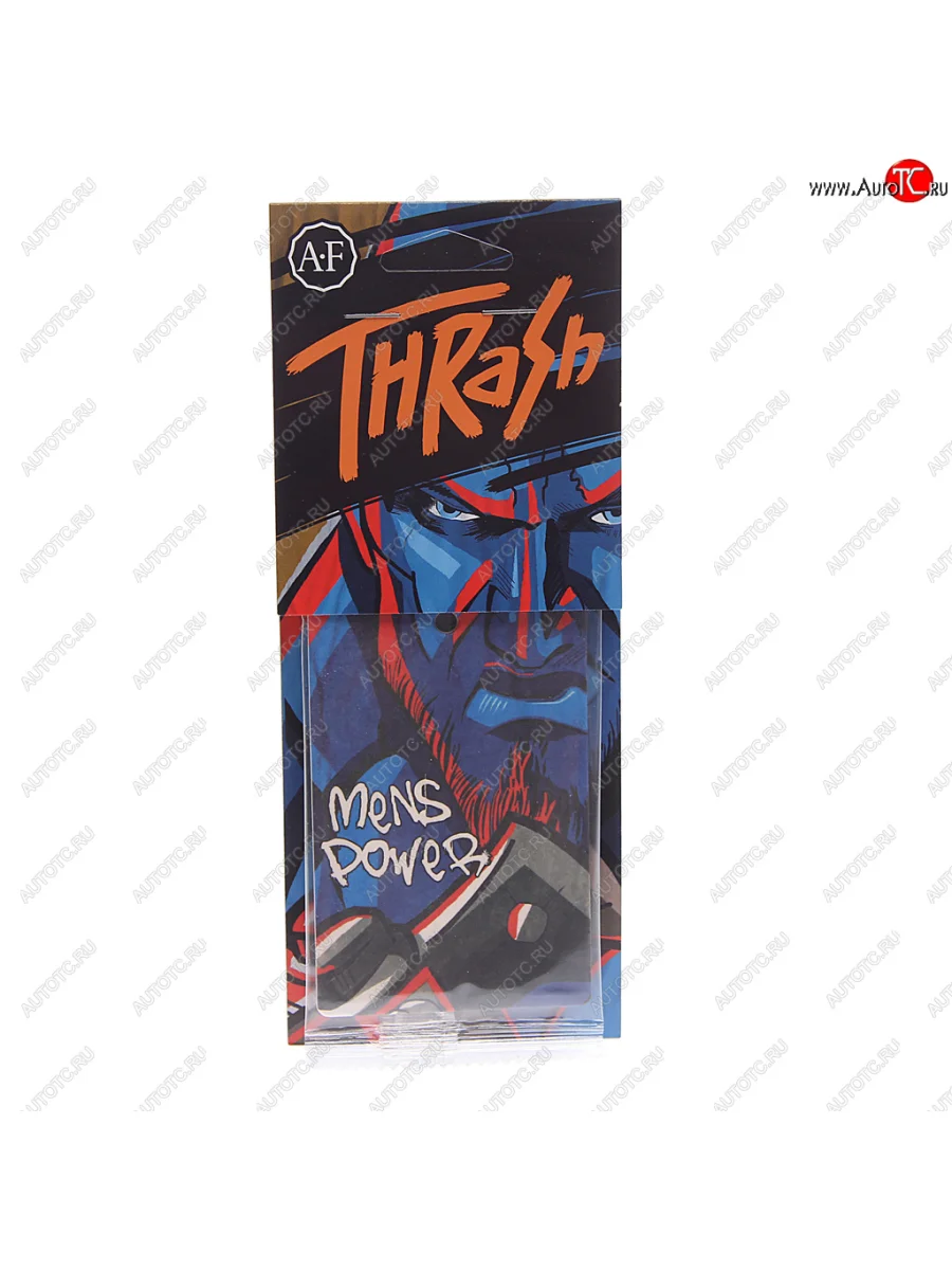 Ароматизатор подвесной пластина (Mens Power) Thrash AURA FRESH AURA FRESH 23414  в Самаре Самарской области