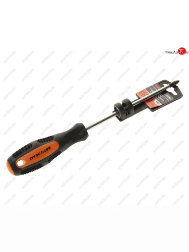 Отвертка крестовая PH 2.0х150мм магнитная (сталь CrV) с противоскользящей ручкой АВТОДЕЛО АВТОДЕЛО 30665