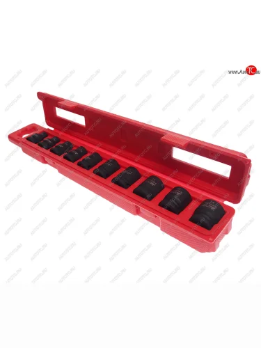 Набор головок для поврежденных болтов и гаек 12 8-24мм 6-ти гранных 10 предметов в кейсе JTC JTC TOOLS CO., LTD jtc-7865