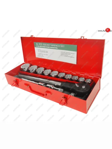 Набор головок торцевых 34 12-ти гранных 22-50мм 14 предметов в кейсе JTC JTC TOOLS CO., LTD jtc-t615m