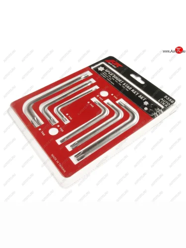 Набор ключей TORX T40-T60 Г-образных 6 предметов JTC JTC TOOLS CO., LTD jtc-5356