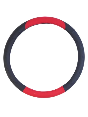 Оплетка руля (XXXXL) 50см экокожа черно-красная ВИТА ТРАК ВИТА ТРАК вита трак 50 ч-к