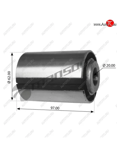 Сайлентблок IVECO Stralis рессоры MANSONS MANSONS 790.151