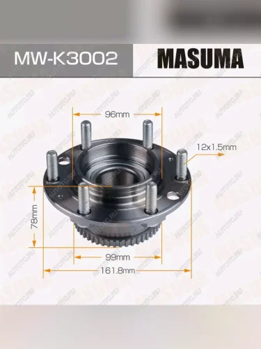 Ступица HYUNDAI Starex H-1 (07-) передняя с подшипником (с АБС) MASUMA MASUMA mwk3002