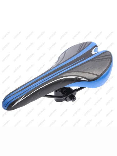 Седло велосипедное 286х135мм черно-синее MTB MTB np001461