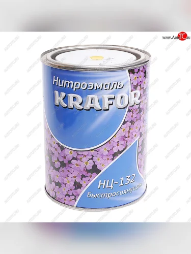 Краска желтая 700г НЦ-132 KRAFOR KRAFOR 482