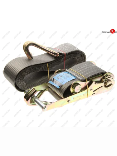 Стяжка крепления груза 10т 10м-100мм с храповиком АВТО-ТРОС АВТО-ТРОС стг 10015-10