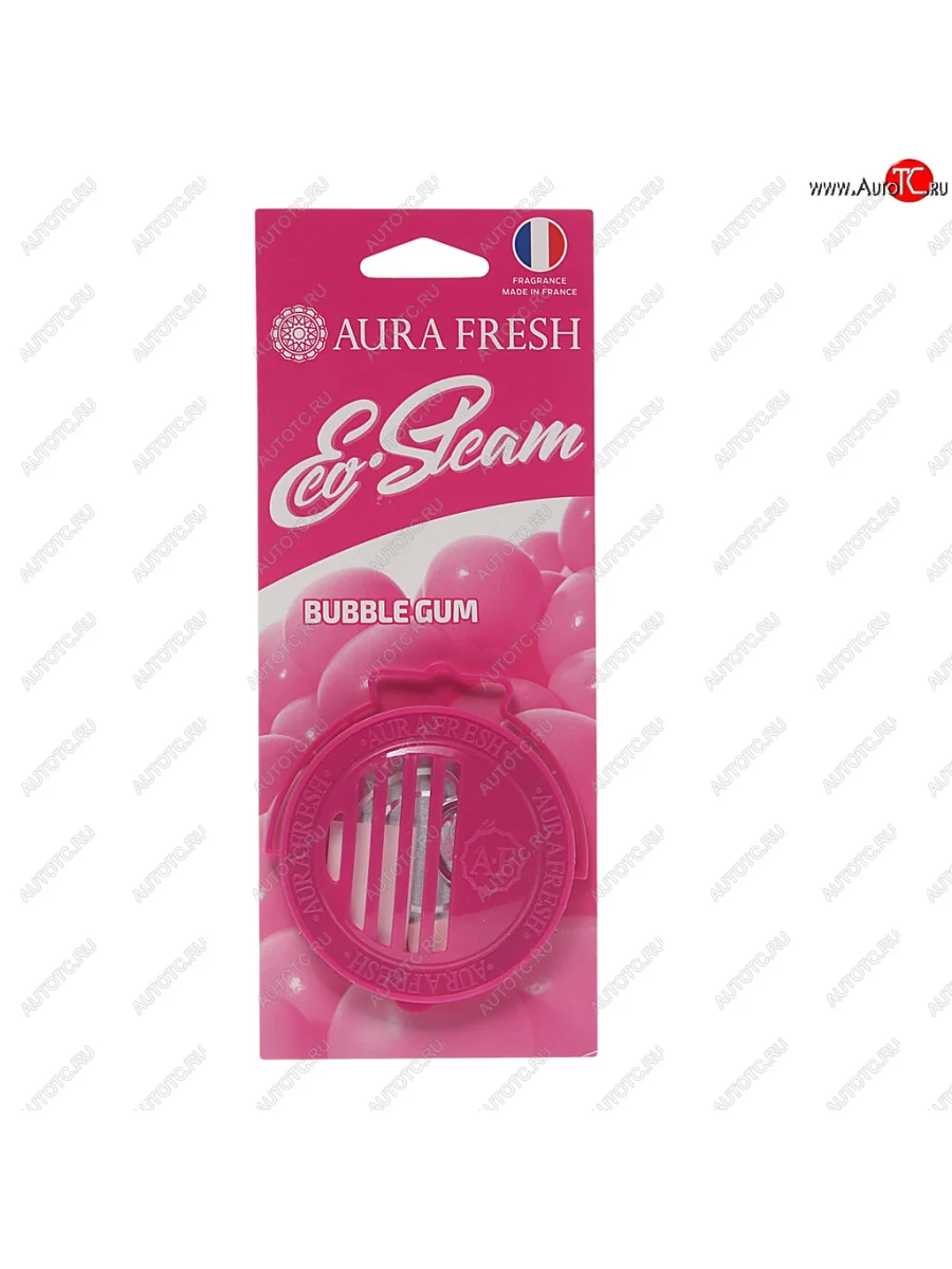 Ароматизатор на панель приборов древесное волокно (bubble gum) 40г Eco Steam AURA FRESH AURA FRESH 23030  в Самаре Самарской области