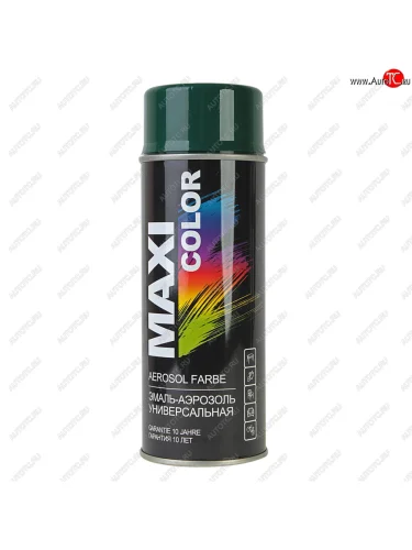 Краска зеленая темная аэрозоль 400мл MAXI COLOR MAXI COLOR 6005mx