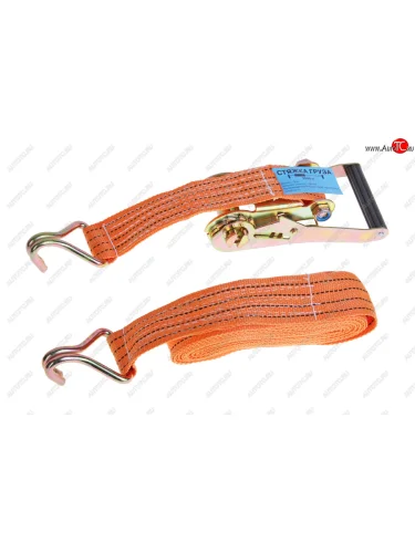 Стяжка крепления груза 2т 6м-50мм с храповиком АВТО-ТРОС АВТО-ТРОС стг 24-6