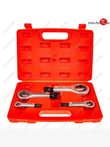 Набор гайкорезов 9-27мм 4 предмета в кейсе ЭВРИКА ЭВРИКА er-10927