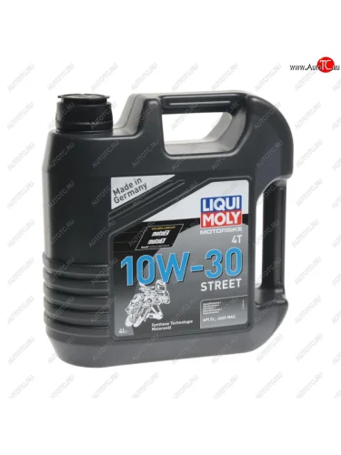 Масло моторное для 4-х тактных двигателей MOTORBIKE 4T STREET 10W30 синт.4л LIQUI MOLY LIQUI MOLY 1688 LIQUI MOLY 1688