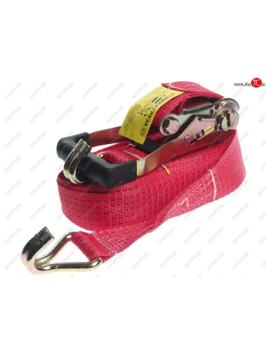Стяжка крепления груза 5т 10м-50мм (полиэстер) с храповиком АВТО-ТРОС АВТО-ТРОС стг 5010-10