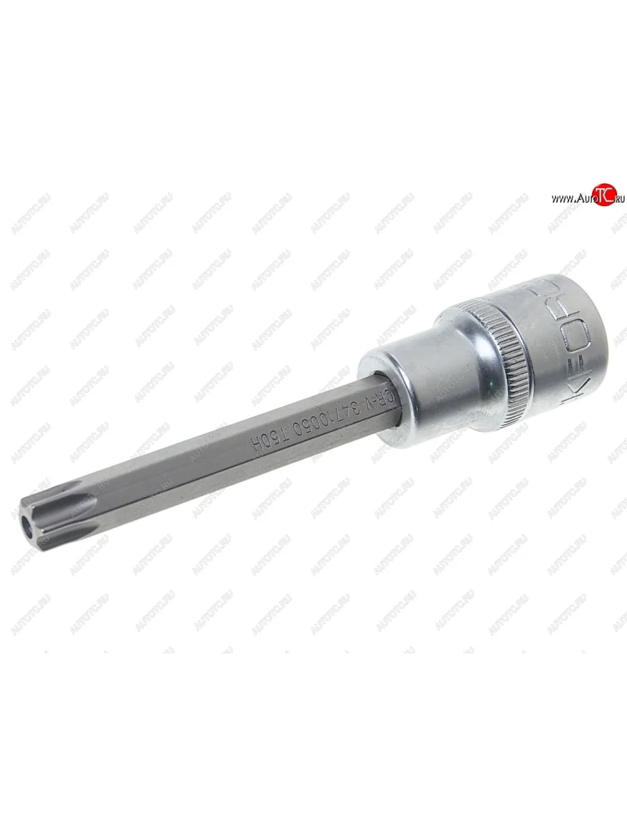 Бита-головка 12 TORX T50х100мм с отверстием ROCKFORCE ROCKFORCE rf-34710050  в Самаре Самарской области